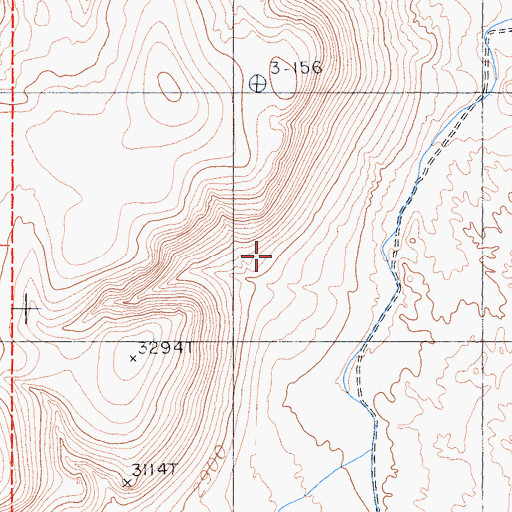 Topographic Map of Naval Air Warfare Center China Lake, CA