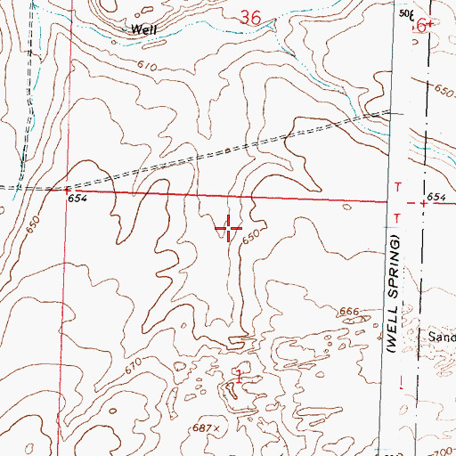 Topographic Map of Naval Bombing Range Boardman, OR