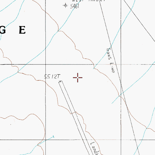 Topographic Map of Tonopah Test Range, NV