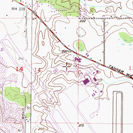 Topographic Map of Coast Guard Aviation Training Center, AL
