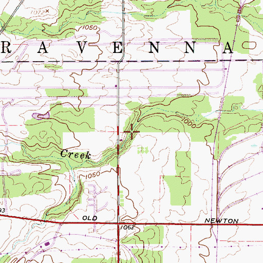 Topographic Map of Ravenna Training and Logistics Site, OH