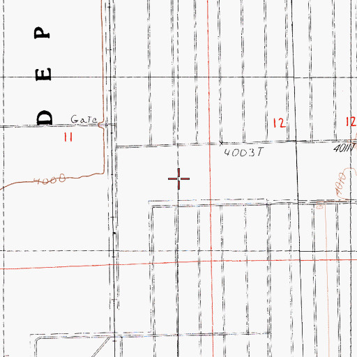 Topographic Map of Sierra Army Depot, CA