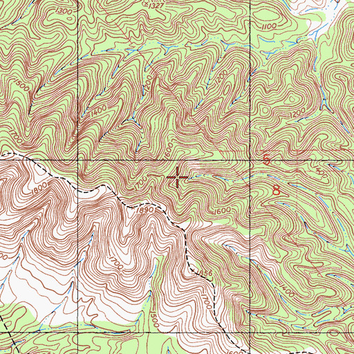 Topographic Map of Fort Hunter Liggett, CA