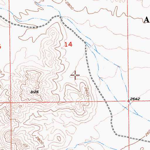 Topographic Map of Marine Corps Air Ground Combat Center Twentynine Palms, CA