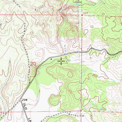 Topographic Map of Palama Creek, CA