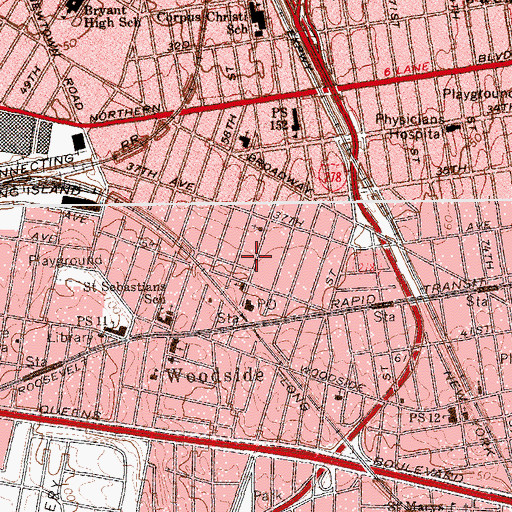 Topographic Map of First Korean Presbyterian Church, NY