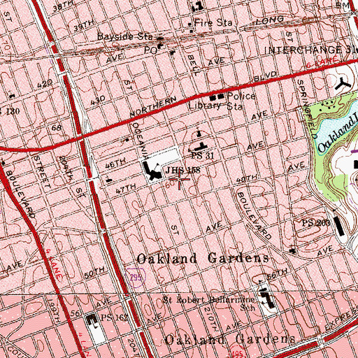 Topographic Map of Good News Presbyterian Church of New York, NY