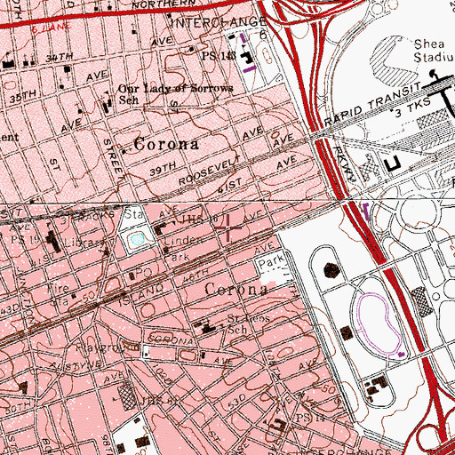 Topographic Map of Han-Ghil Presbyterian Church, NY