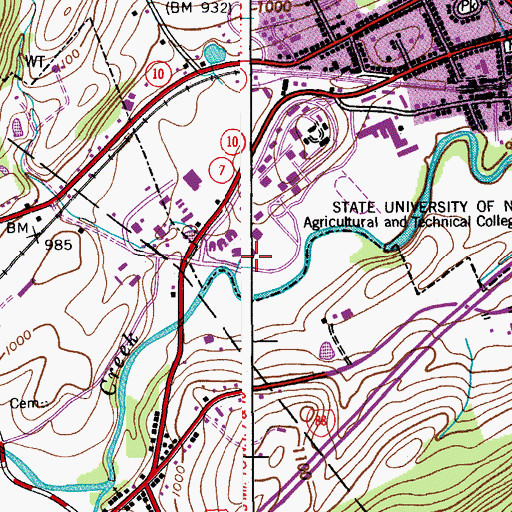 Topographic Map of Fake Hall, NY
