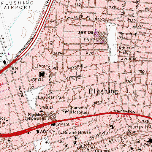Topographic Map of Han Ma Um Zen Center of New York, NY