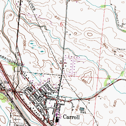 Topographic Map of River of Life Church, OH