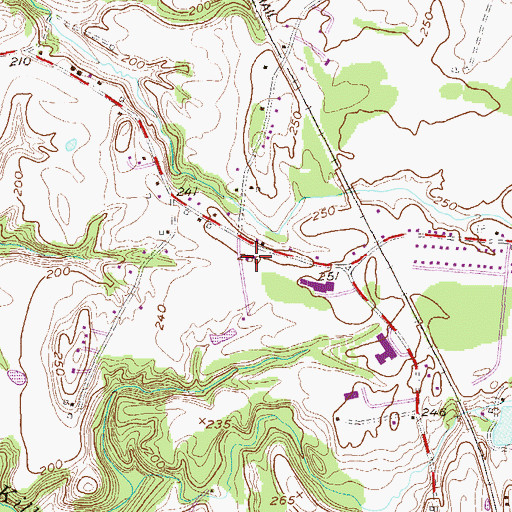 Topographic Map of Emmanuel Reformed Church, NY