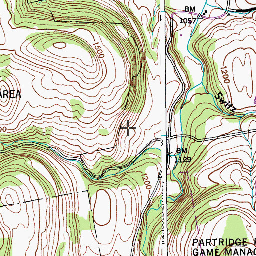 Topographic Map of Gifford Hollow Burial Ground, NY