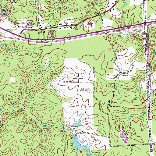 Topographic Map of Ninetyfive Commerce Place, VA
