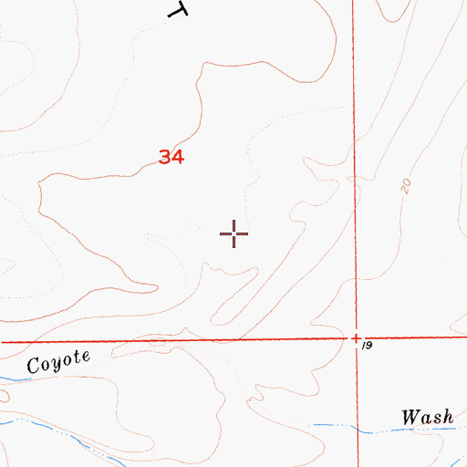Topographic Map of West Mesa, CA