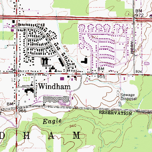 Topographic Map of Church of the Nazarene, OH