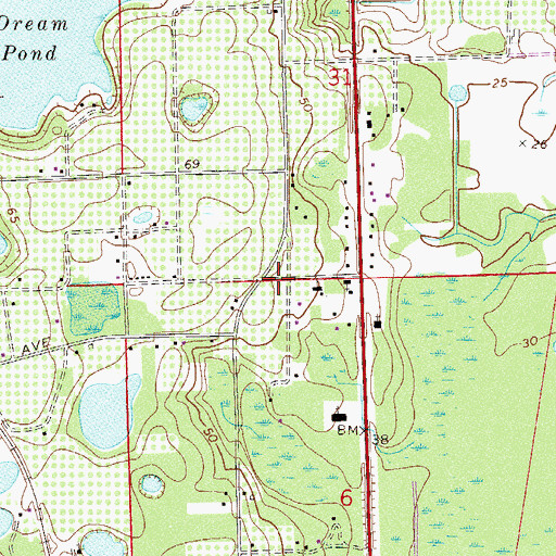 Topographic Map of Kingdom Hall of Jehovah's Witnesses, FL