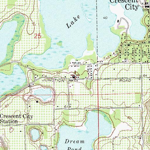 Topographic Map of Mount Zion the Overcoming Body of Christ, FL