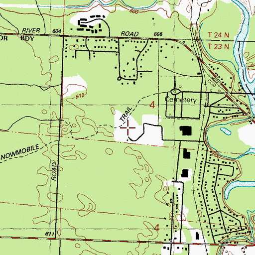 Topographic Map of Billy McCraig Park, MI