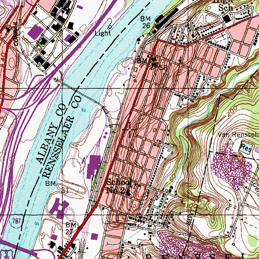 Topographic Map of Holy Deliverance Church of God in Christ, NY