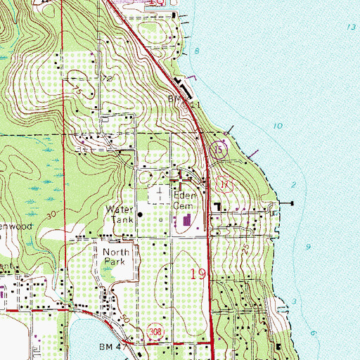 Topographic Map of Iglesia de Jesucristo Asamblea Apostolica, FL
