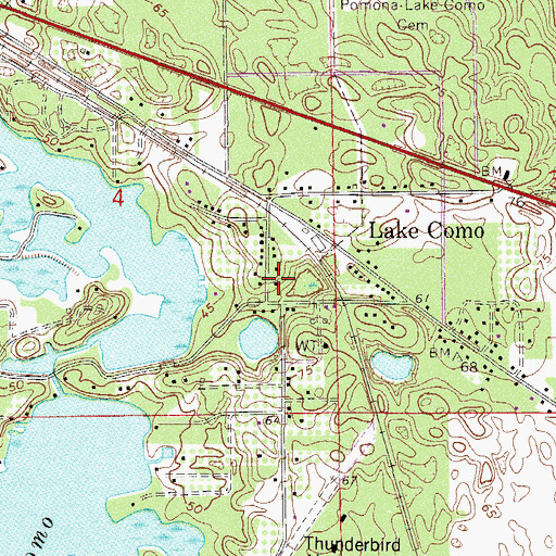 Topographic Map of Community United Methodist Church, FL
