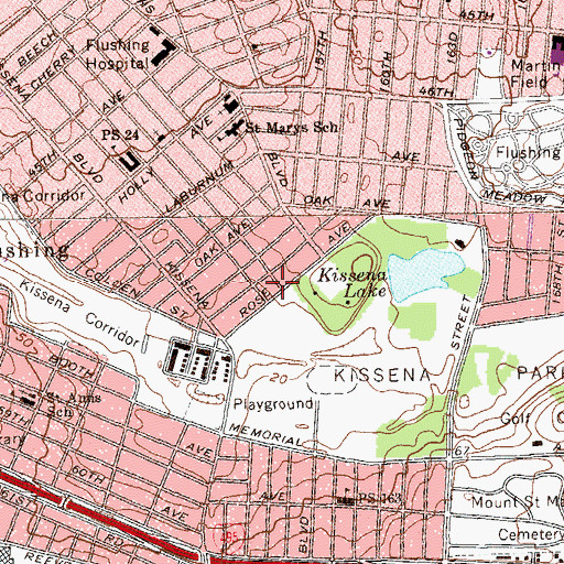 Topographic Map of Iglesia Presbiteriana, NY