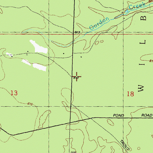 Topographic Map of Pioneer Plains Cemetery (historical), MI