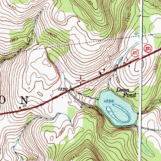 Topographic Map of Kingdom Hall of Jehovahs Witnesses, NY