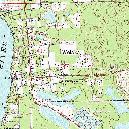 Topographic Map of Church of God By Faith, FL