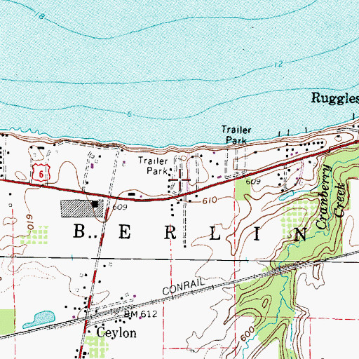 Topographic Map of Colonial Villa, OH