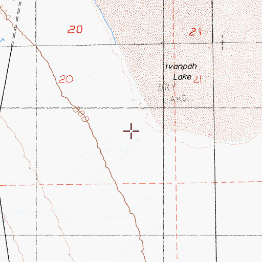 Topographic Map of Wheaton Wash, CA