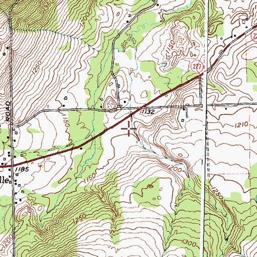 Topographic Map of Butternut Park, NY