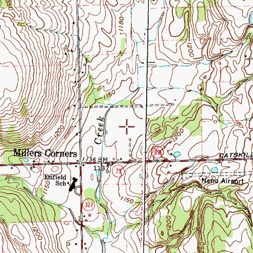 Topographic Map of Sandy Creek Mobile Home Park, NY
