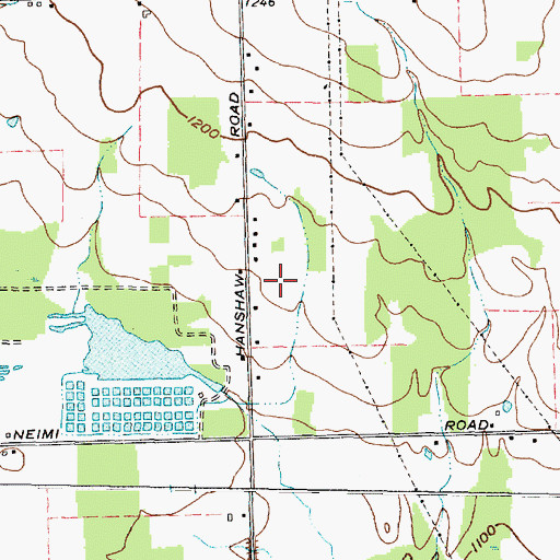Topographic Map of Beacon View Village Mobile Home Park, NY