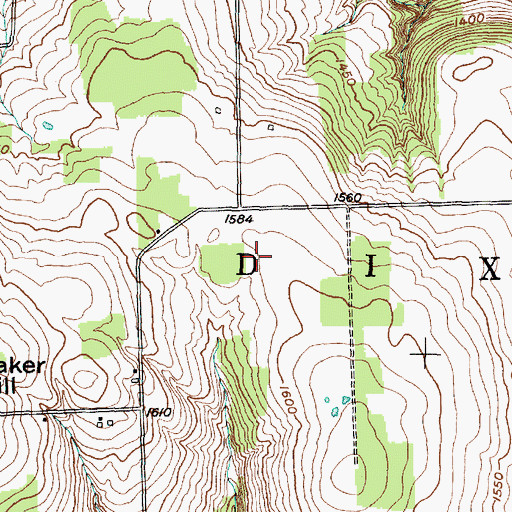 Topographic Map of Watkins Glen International, NY