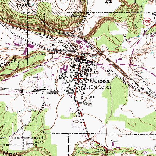 Topographic Map of Wesleyan Church, NY