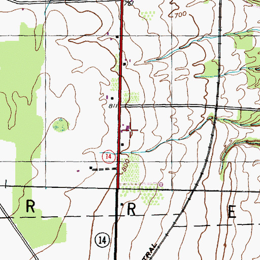 Topographic Map of Torrey Ridge Winery, NY