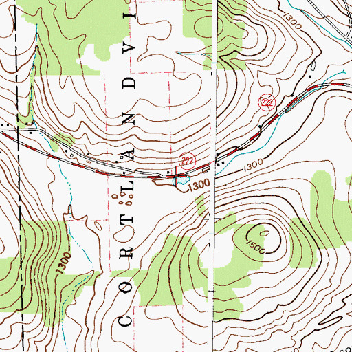 Topographic Map of School Number 14 (historical), NY