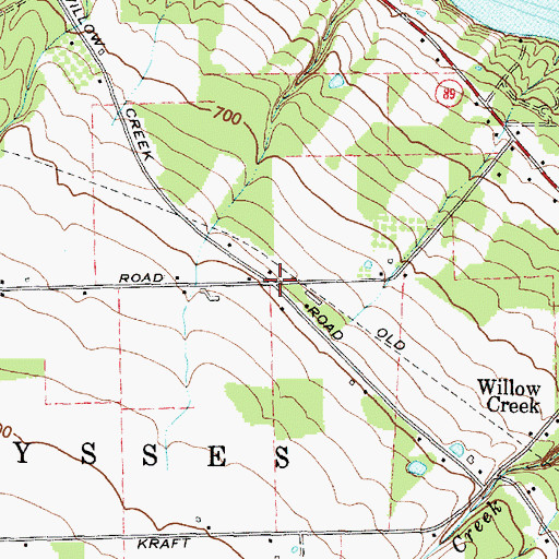 Topographic Map of School Number 11 (historical), NY