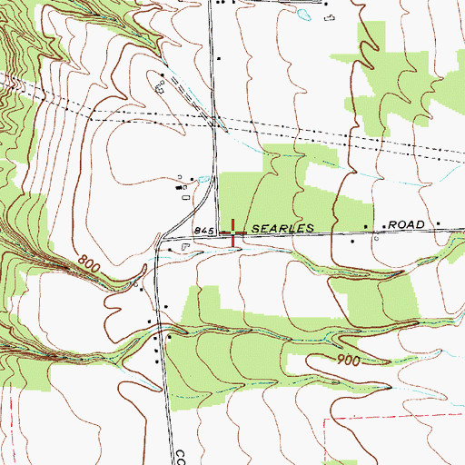 Topographic Map of School Number 10 (historical), NY