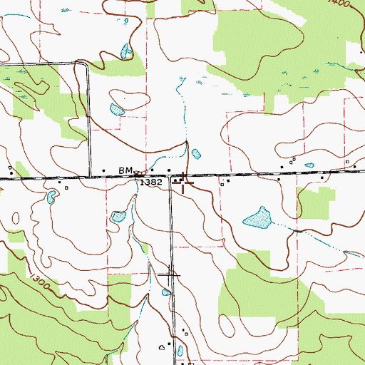 Topographic Map of School Number 17 (historical), NY