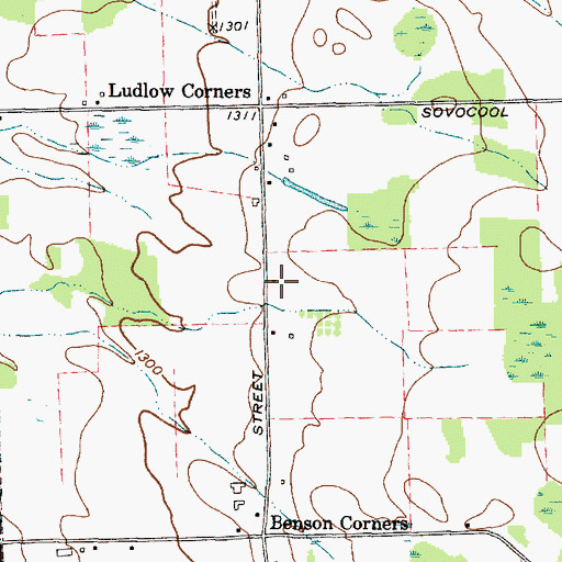 Topographic Map of School Number 22 (historical), NY