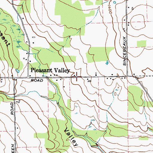Topographic Map of School Number 2 (historical), NY