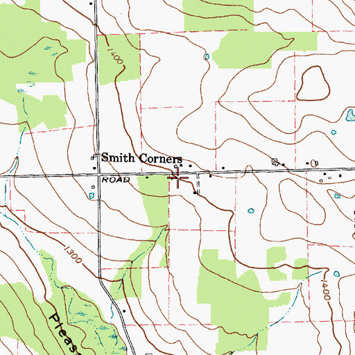 Topographic Map of School Number 18 (historical), NY