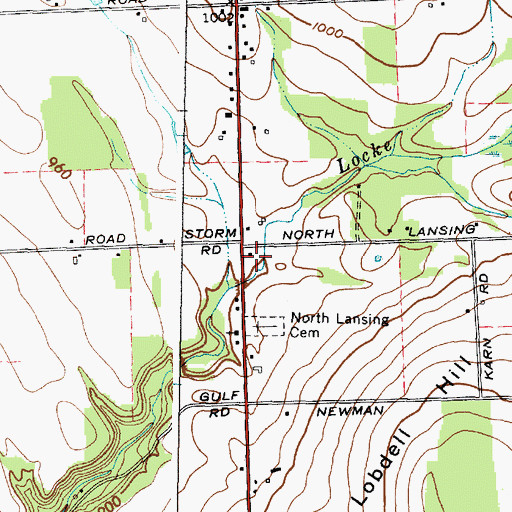Topographic Map of School Number 5 (historical), NY