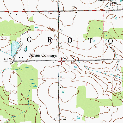 Topographic Map of School Number 19 (historical), NY