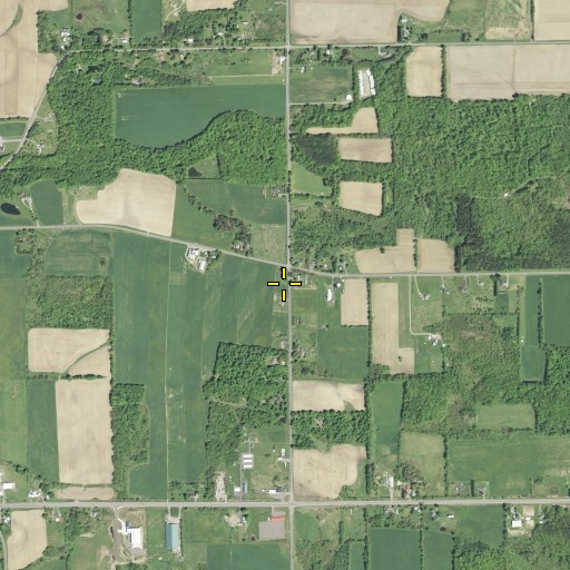 Aerial/Satellite Image of School Number 4 (historical), NY