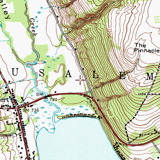 Topographic Map of Everspring Farm, NY