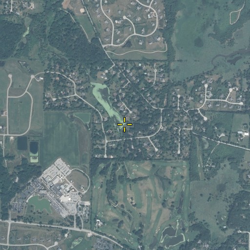 Aerial/Satellite Image of North Flint Creek, IL